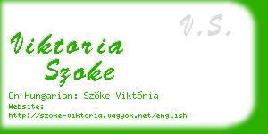 viktoria szoke business card
